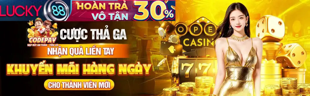 Banner khuyến mãi nạp lại hàng ngày cho game bắn cá